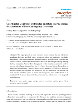 Coordinated Control of Distributed and Bulk Energy Storage for