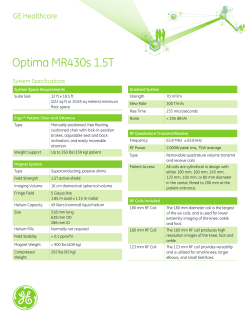 Optima MR430s 1.5T