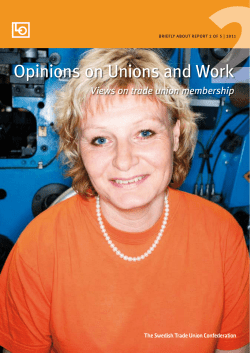 Opinions on Unions and Work