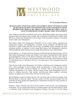 For Immediate Release