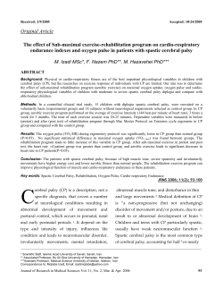 Original Article The effect of Sub-maximal exercise