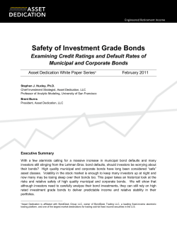 Safety of Investment Grade Bonds