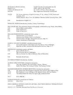 ENGL 121 - English (UNC-CH)