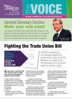 Fighting the Trade Union Bill