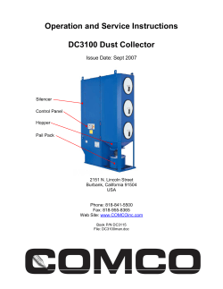 DC3100 and DC3115 Manual