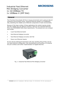 Data Sheet - Microsens