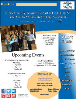 April - Stark County Association of Realtors