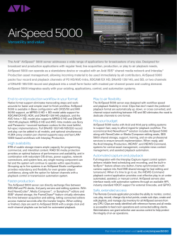 the AirSpeed 5000 datasheet