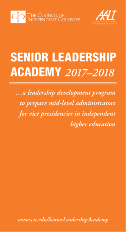Information - American Academic Leadership Institute