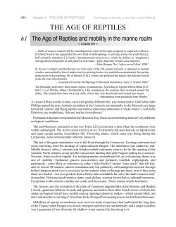 the age of reptiles - e