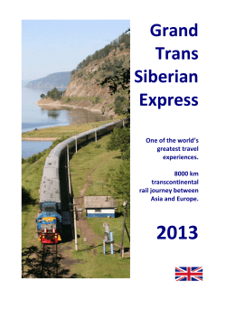 Grand Trans Siberian Express 2013 ENGL
