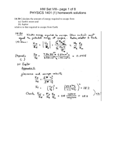 HW Set VIII&ndash; page 1 of 8 PHYSICS 1401 (1) homework solutions