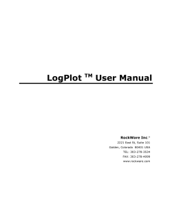 LogPlot 7 Manual
