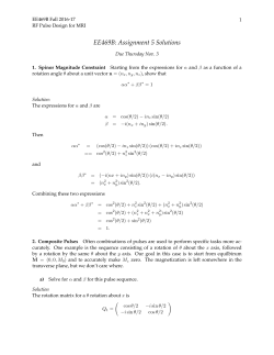 EE469B: Assignment 5 Solutions