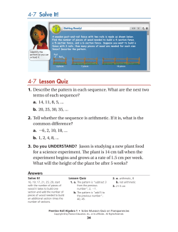 Solve It! - MathChamber