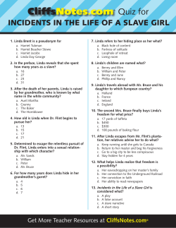 Quiz for - Cliffs Notes