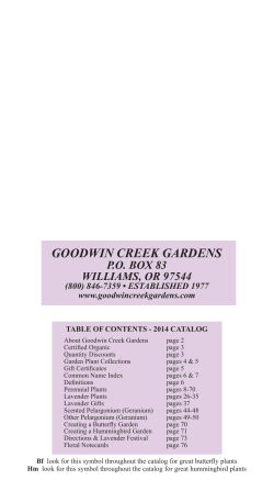 goodwin creek gardens