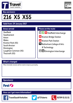 216 X5 X55 - Travel South Yorkshire