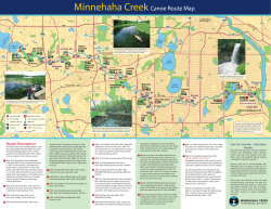 Minnehaha Creek Canoe Route Map