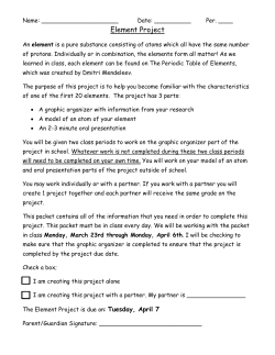 Element Project - New Paltz Central School District