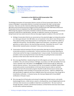 05-09-17 Michigan Association of Conservation Districts comments