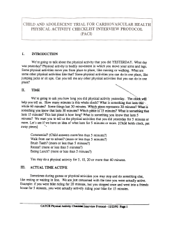 Page 1 I. INTRODUCnON We`re going to talk about the physical