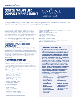 center for applied conflict management