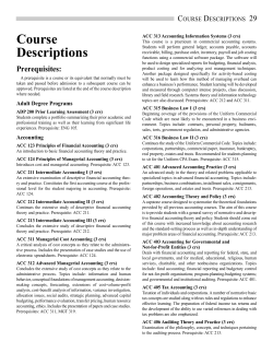 Course Descriptions - Wheeling Jesuit University