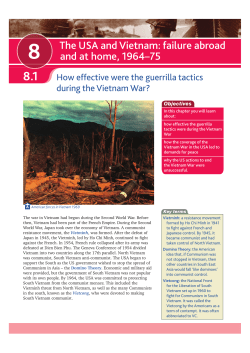 AQA Chapter 8 The USA and Vietnam. faliure Abroad and at home