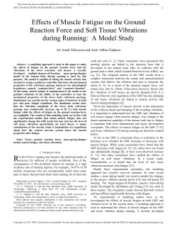 Effects of Muscle Fatigue on the Ground Reaction Force and Soft