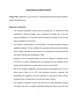 Deliberative Lives of the Poor: Understanding Real