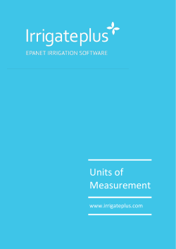 Units of Measurement