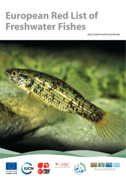European Red List of Freshwater Fishes