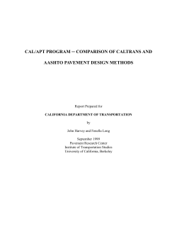 cal/apt program comparison of caltrans