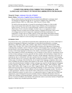 Computer-Mediated Corrective Feedback and Language Accuracy
