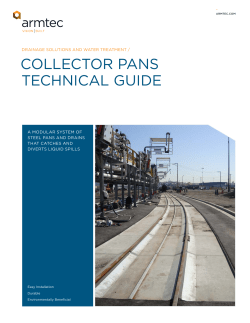 collector pans technical guide