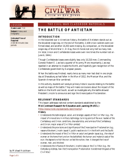 the battle of antietam