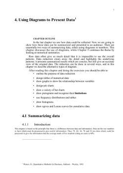 4. Using Diagrams to Present Data