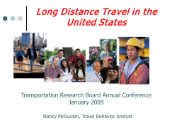 Long Distance Travel in the US