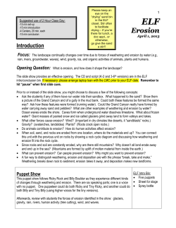 Erosion - Mitchell PTA