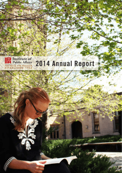 2014 Annual Report - Institute of Public Affairs