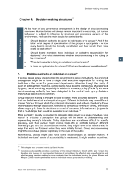 Decision-making structures - Bank for International Settlements
