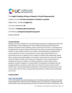 English 9 Reading, Writing and Research in Social