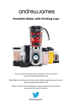 Smoothie Maker with Drinking Cups