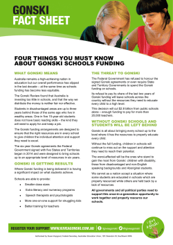 four things you must know about gonski schools funding