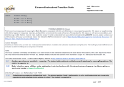 Fractions Lesson Idea 3