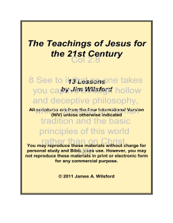 The Teachings of Jesus for the 21st Century PDF