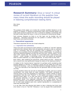 Once or twice? A critical review of current literature on the