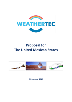 Proposal for The United Mexican States