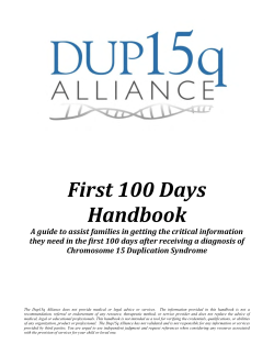 First 100 Days Handbook